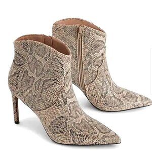 Snakeskin Thin Heel  NWT